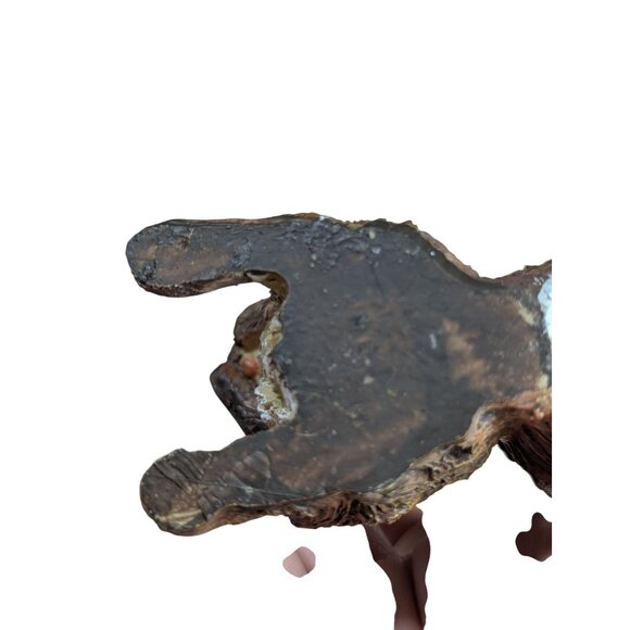 Hand-Painted Resin Squirrel Figurine Holding Acorn Woodland Animal Decor - Picture 6 of 8